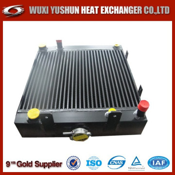 High performance of bar and plate aluminium radiator for water